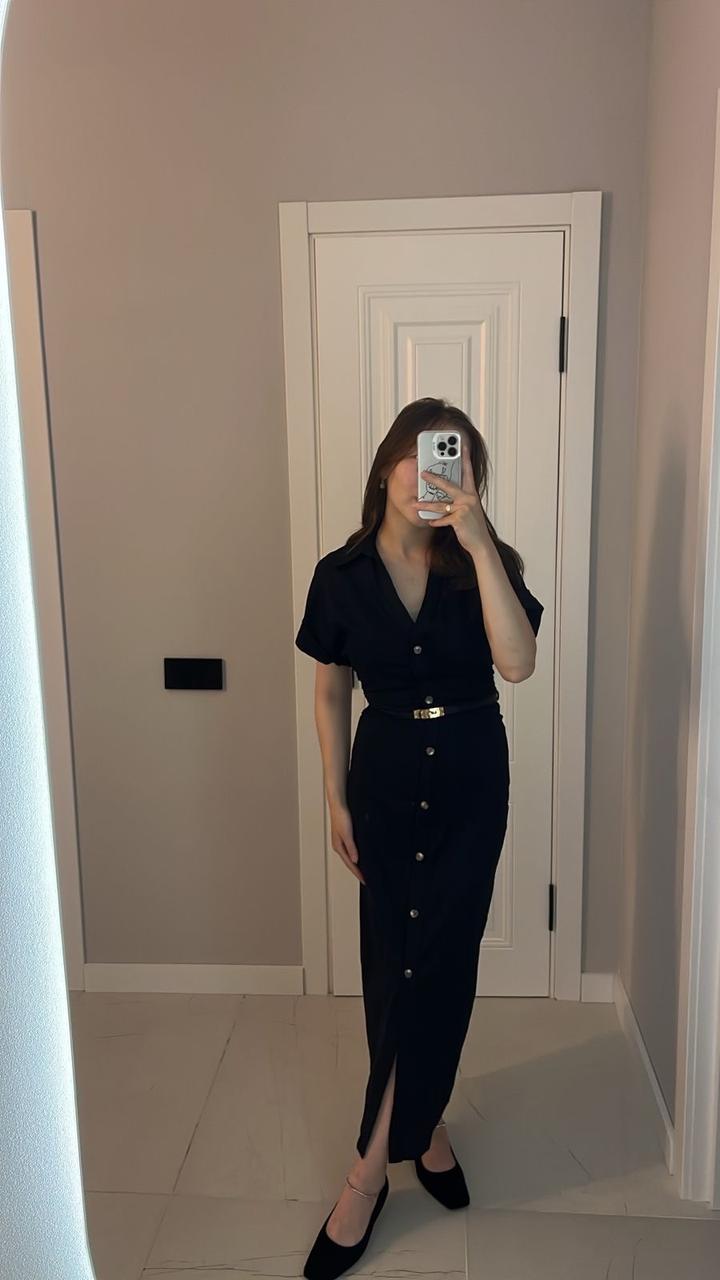 Zara платье лен