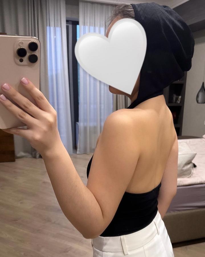 Топ с капюшоном Zara