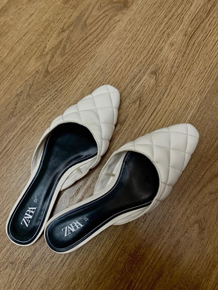 Белые мюли Zara