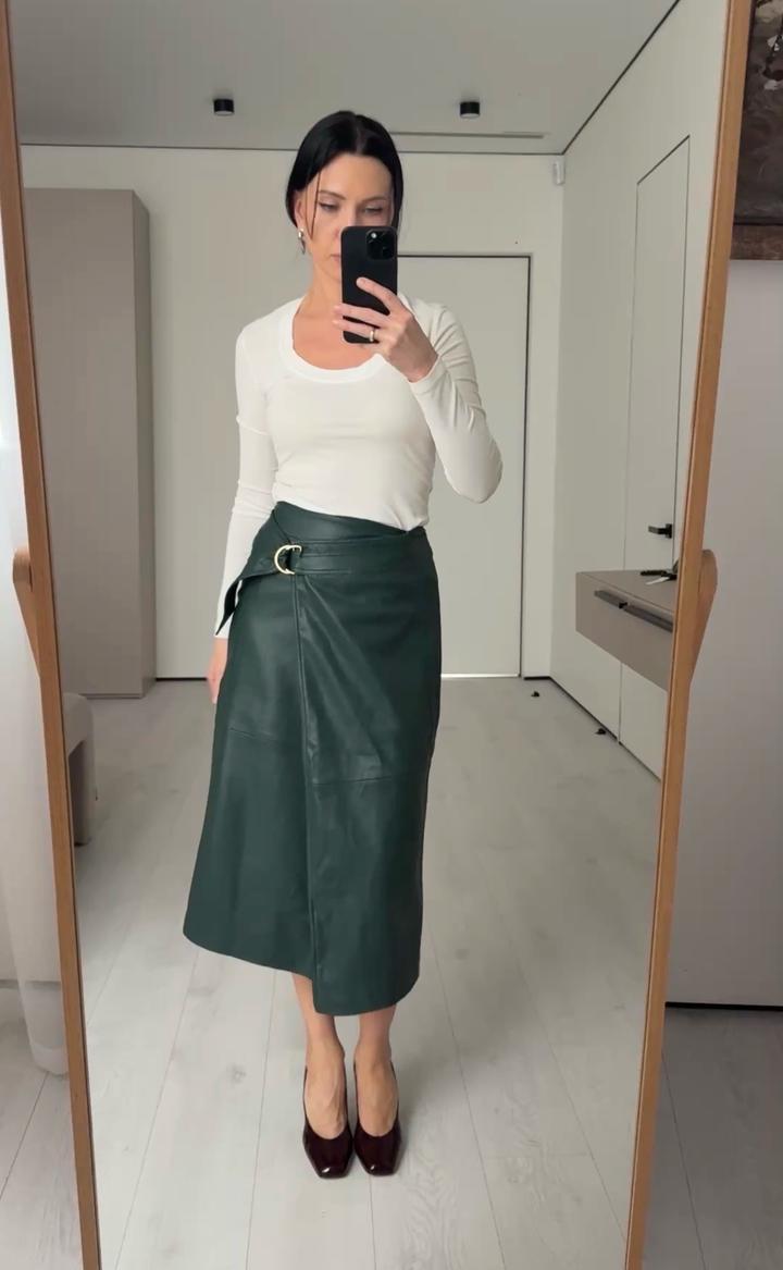 Юбка кожзам Ipekol