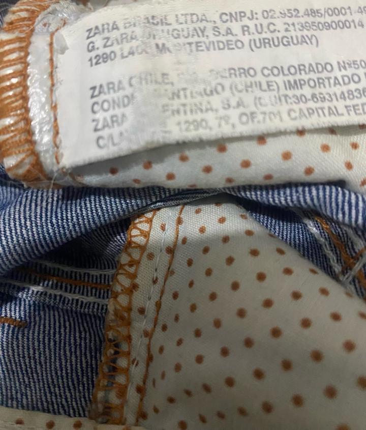 Летние джинсовые шорты бермуды Zara trf
