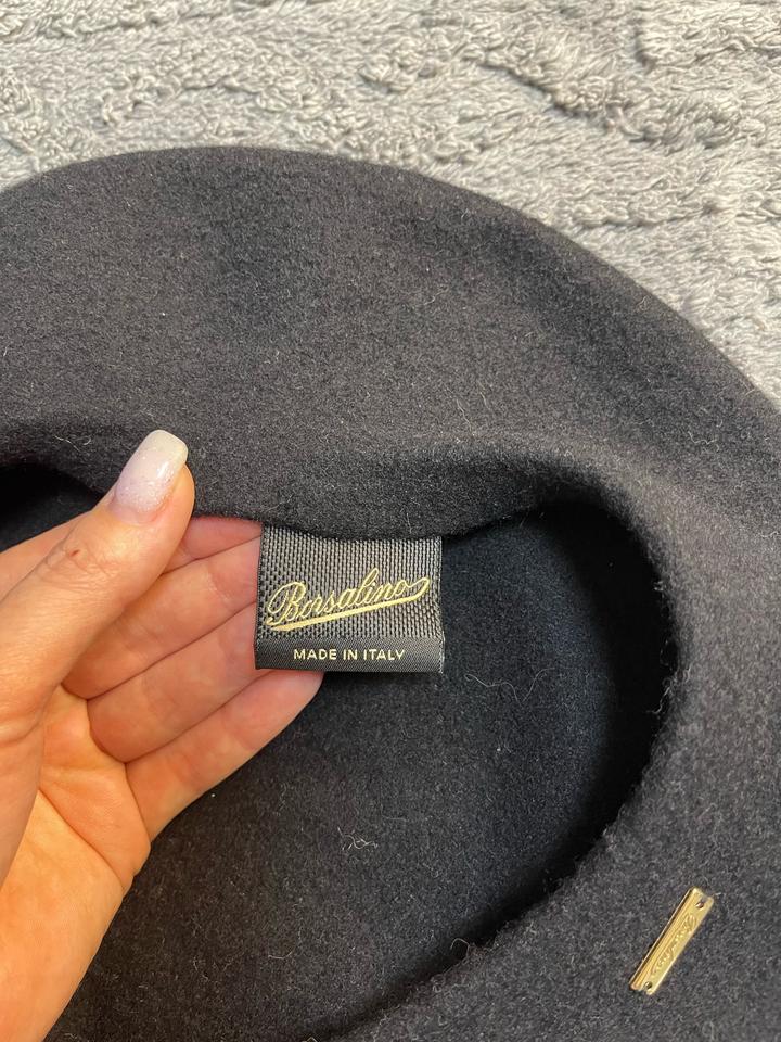 Черный берет Borsalino
