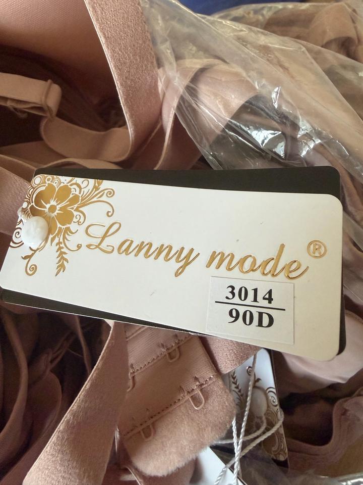 Бюстгальтер мягкая чашка Lanny Mode пудра размер 90 D