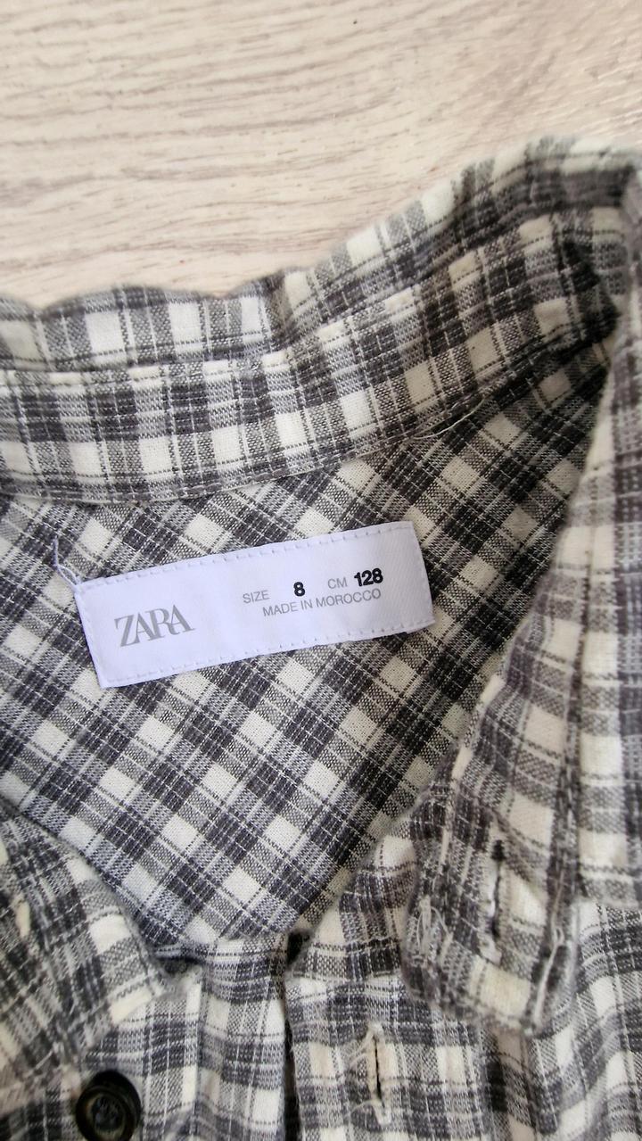 Рубашка zara 7лет