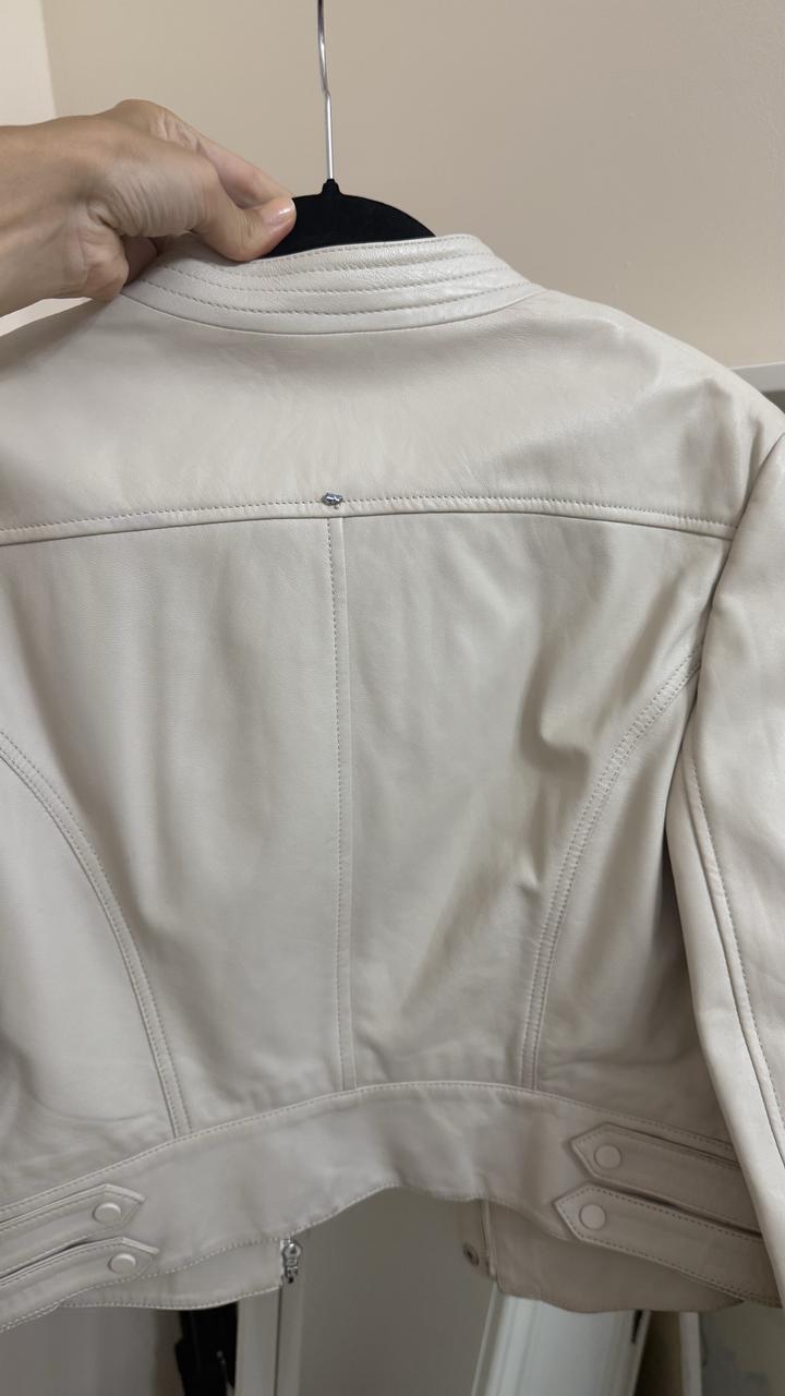 Оригинальная Куртка sportmax из натуральной кожи