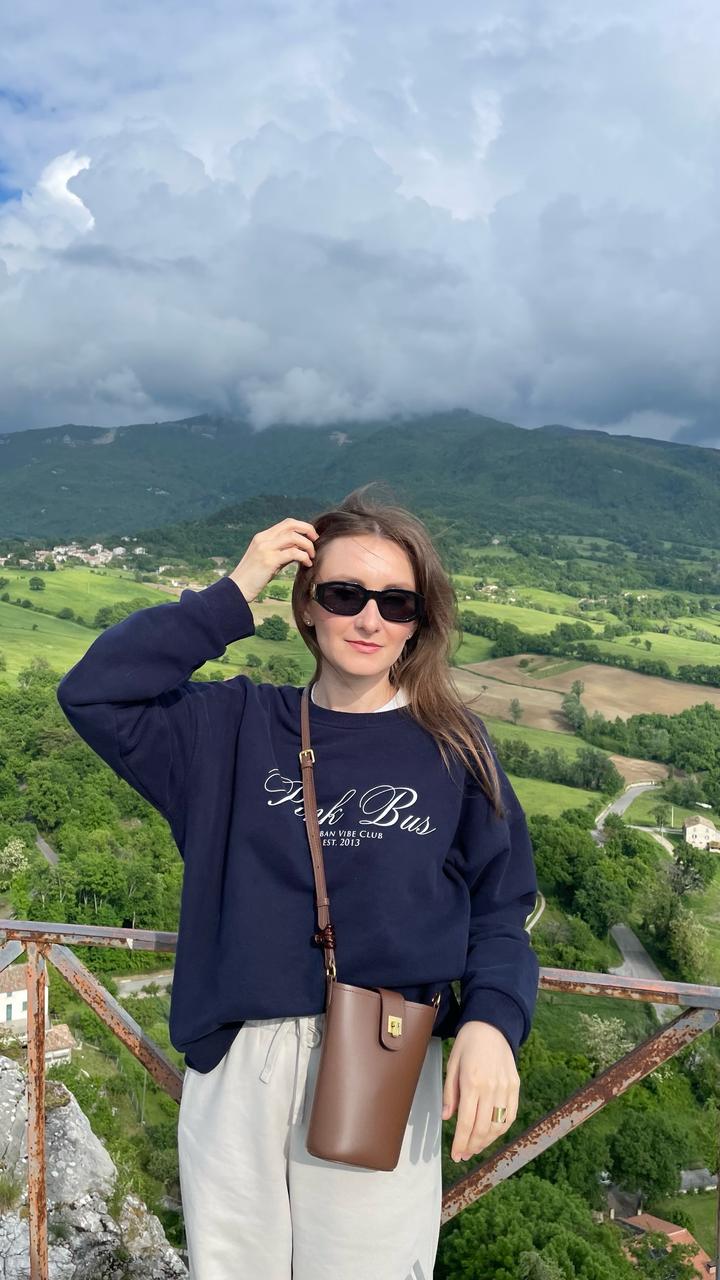 Женский свитшот Pink Bus