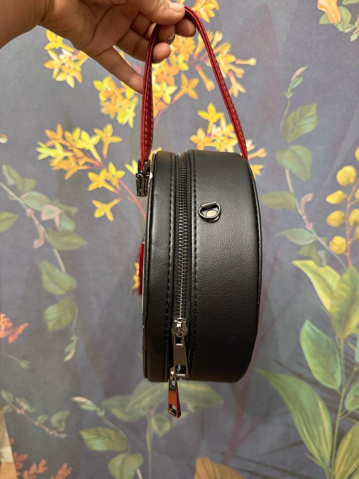 Круглая сумка «Журавлик»