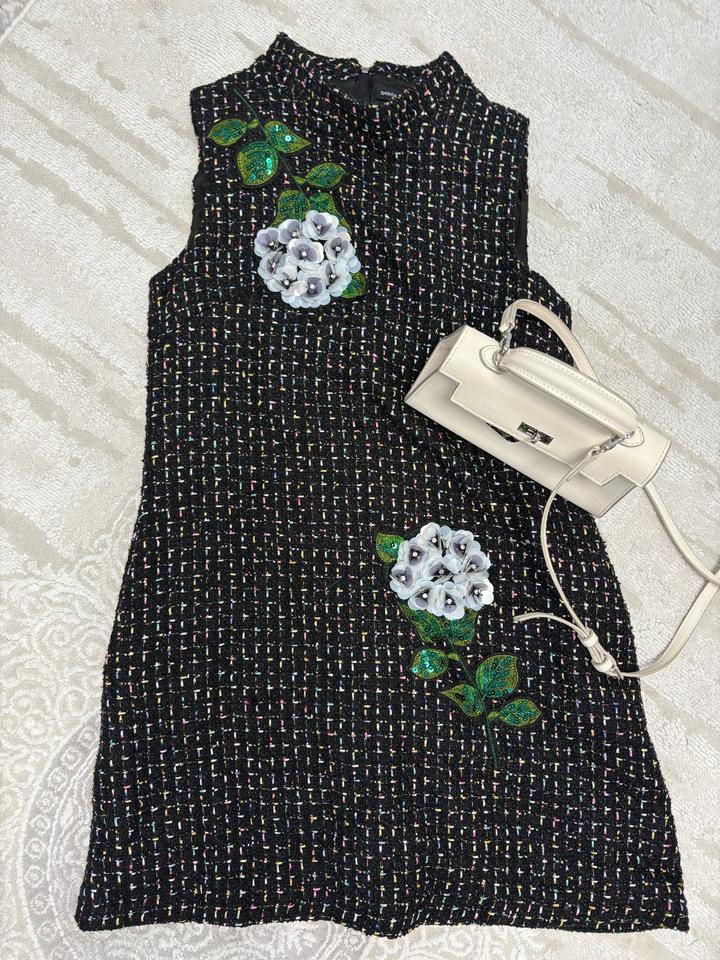 Твидовое платье