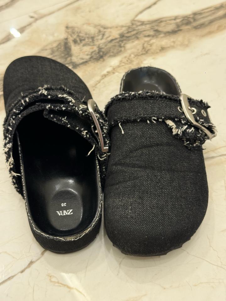 Джинсовые сабо Zara