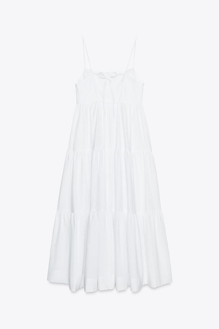 Белое платье Zara