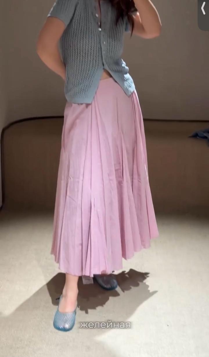 Стильная юбка Zara 100% хлопок L
