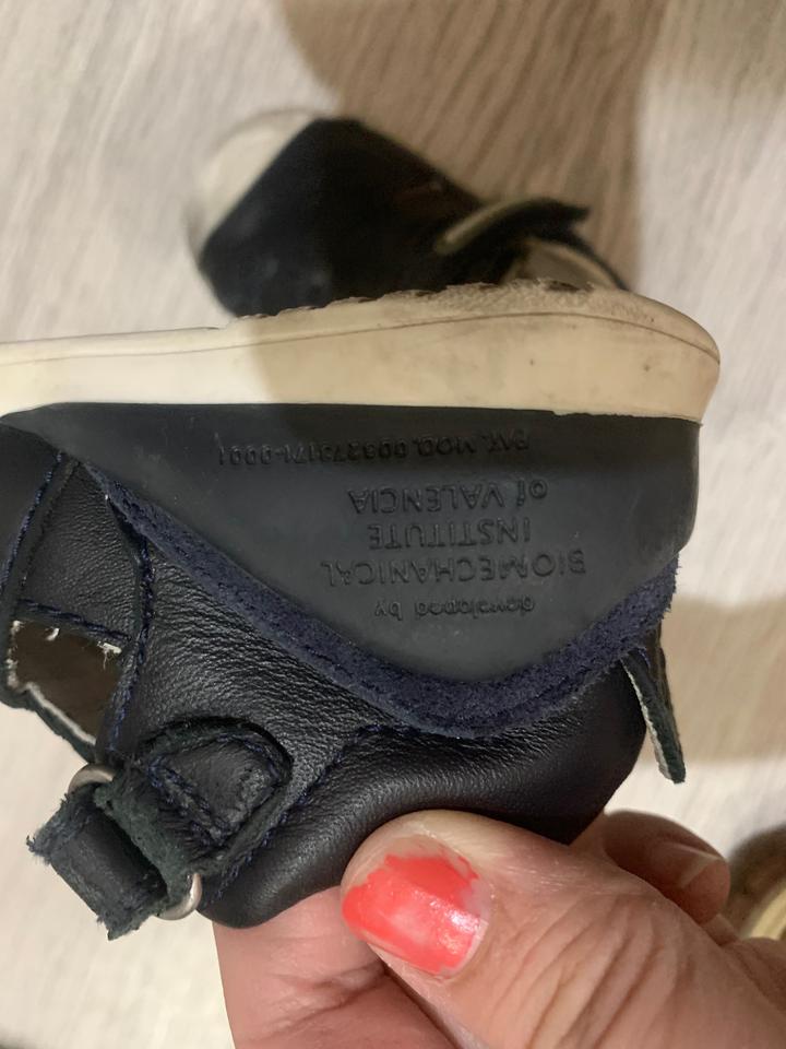 Детские кожаные биометрические сандалики