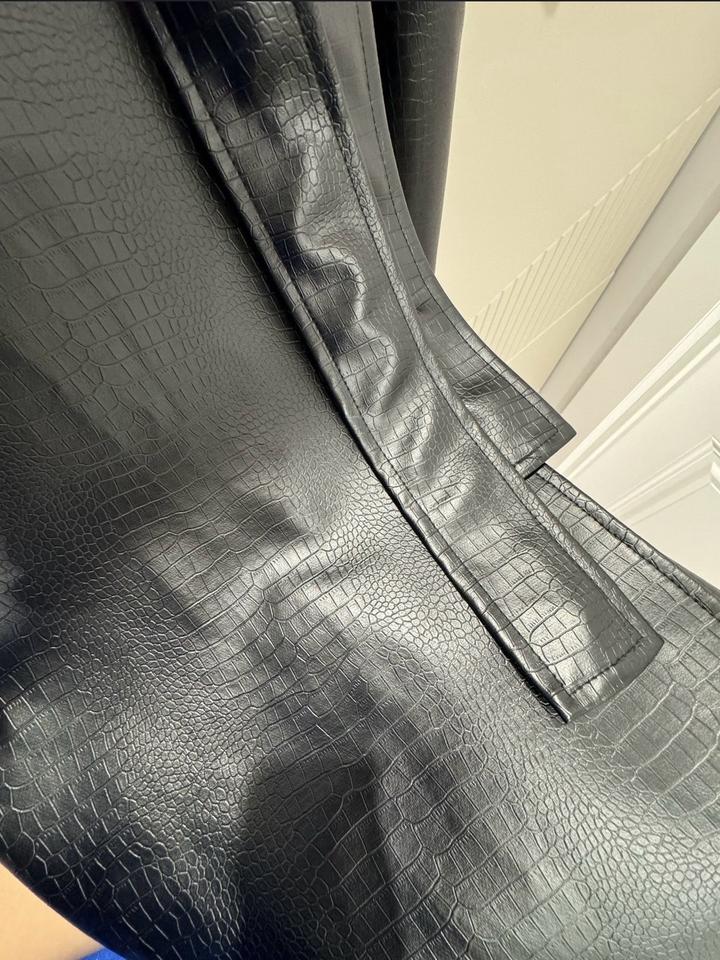 Тренч кожаный