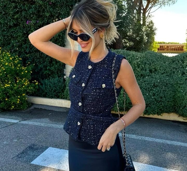 Твидовая жилетка