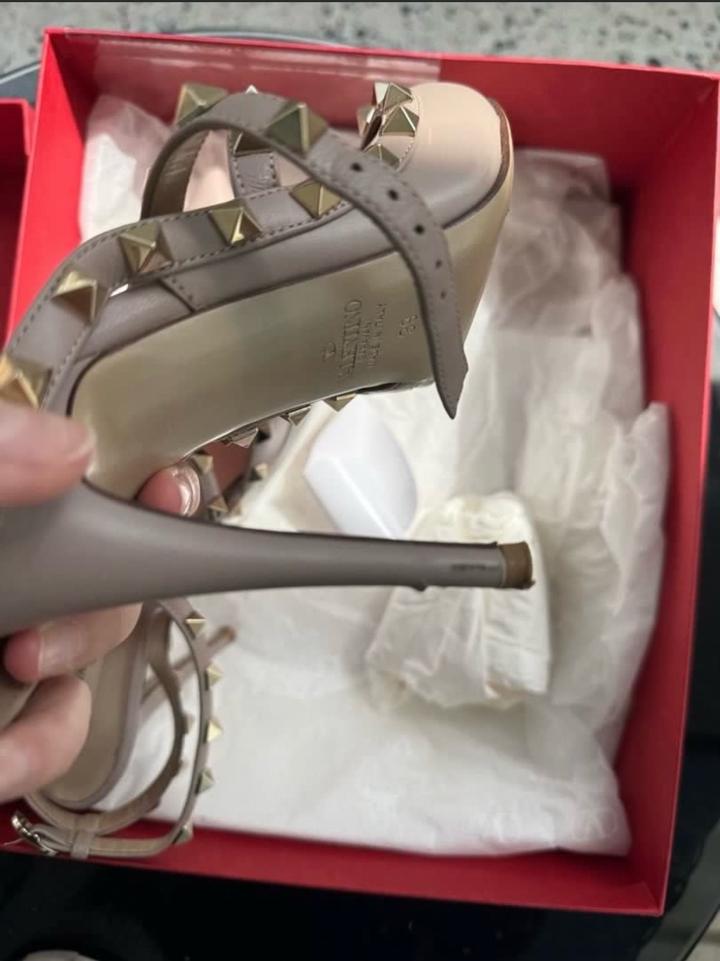 Valentino|Rockstud Ankle Strap Pump 100 Mm