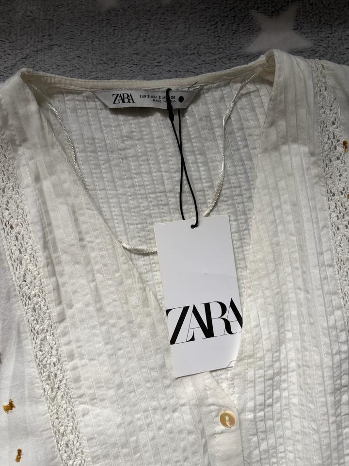 Белое платье Zara