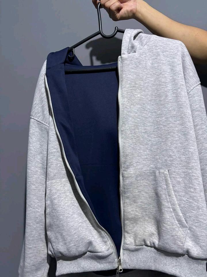 Двухсторонний зип худм