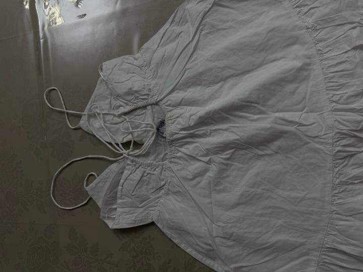 Белый сарафан zara