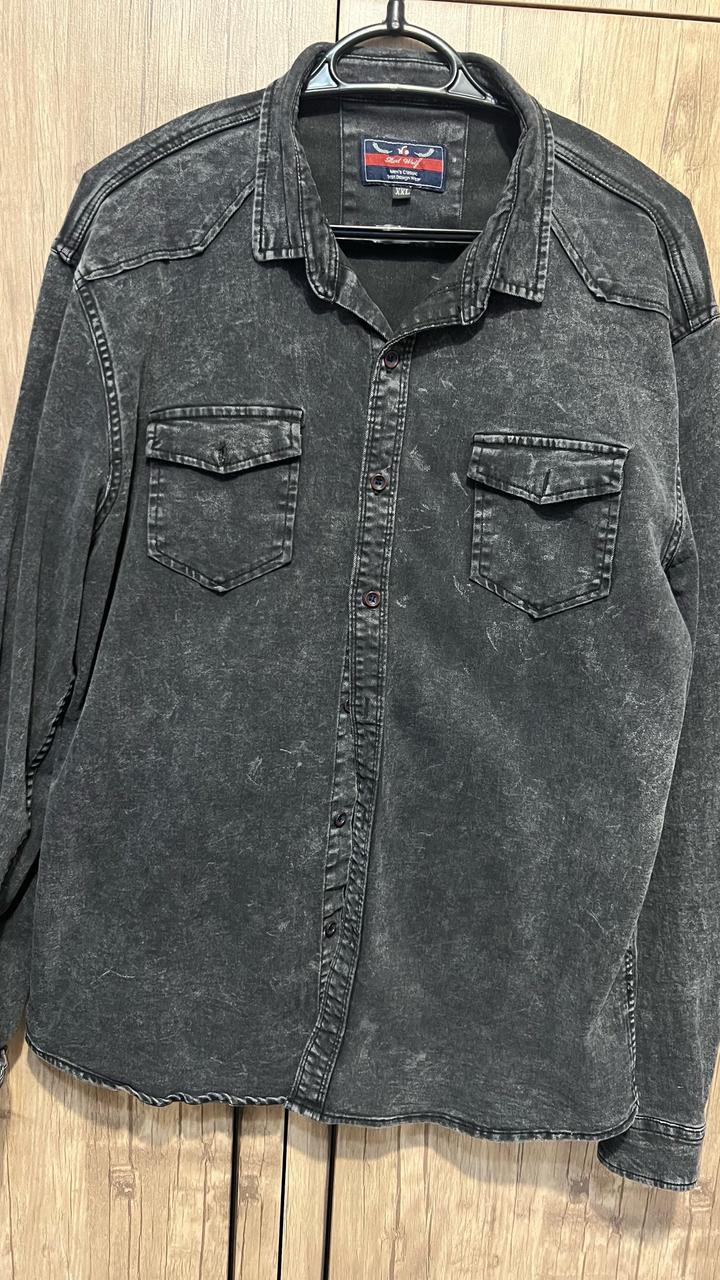 Джинсовая рубашка