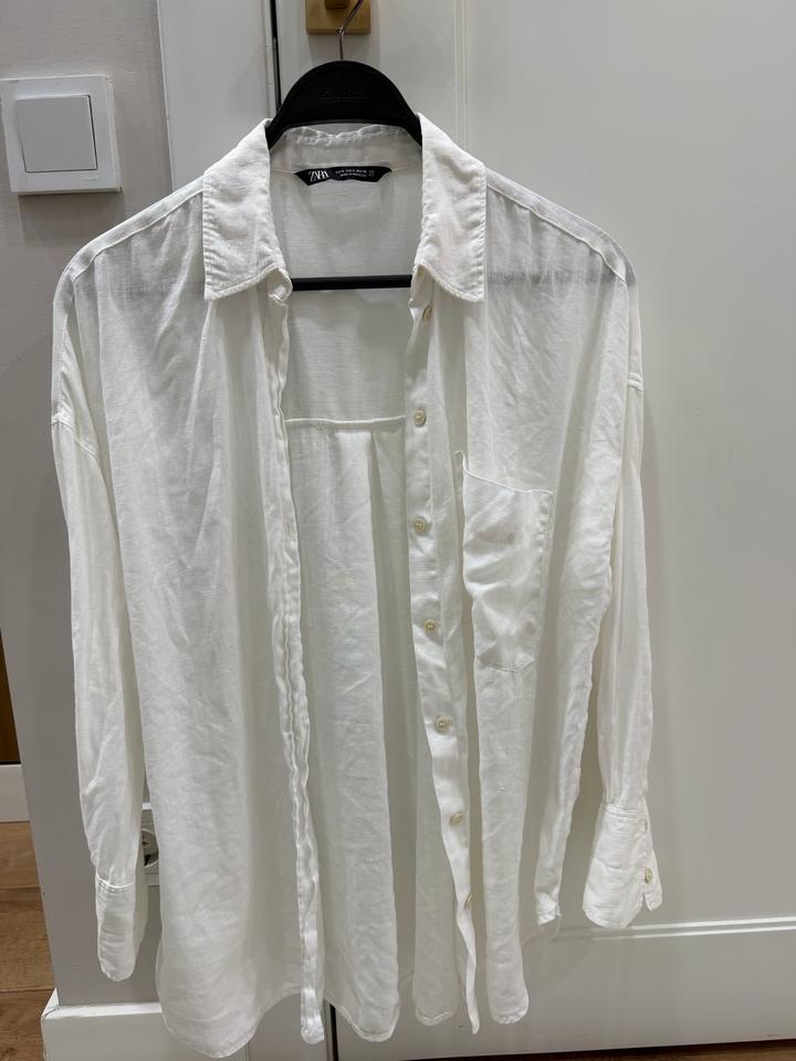 Рубашка лён Zara