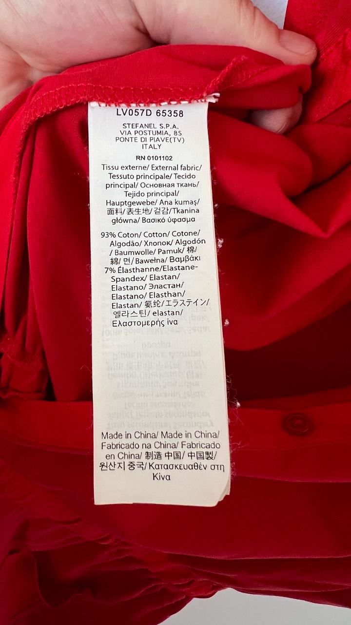 Красный комбинезон Stefanel