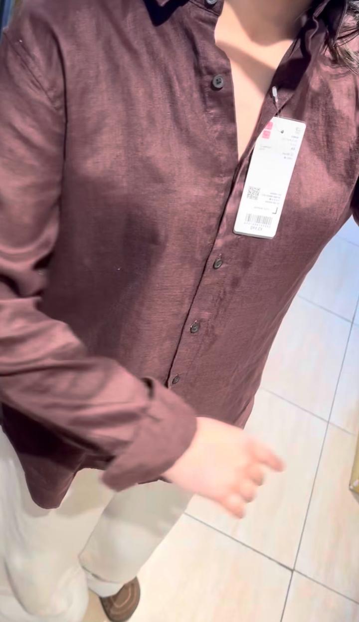 Рубашка Uniqlo