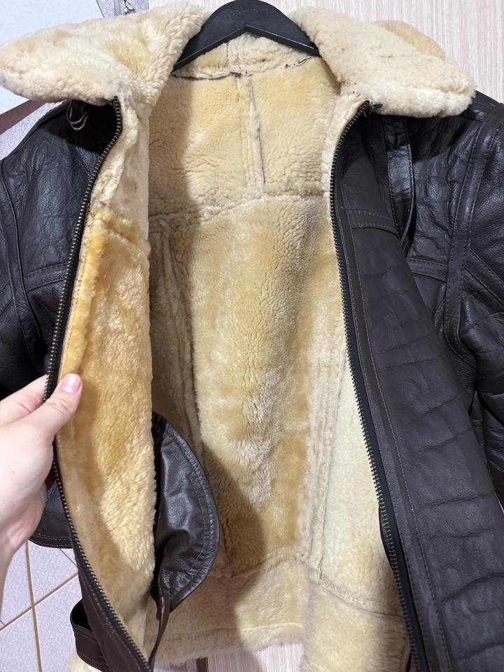 Дублёнка из натуральной кожи и овчины
