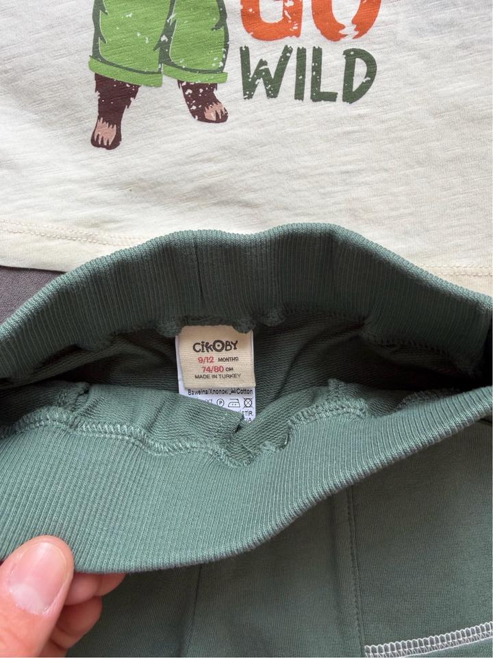 Новый комплект, 9-12 месяцев