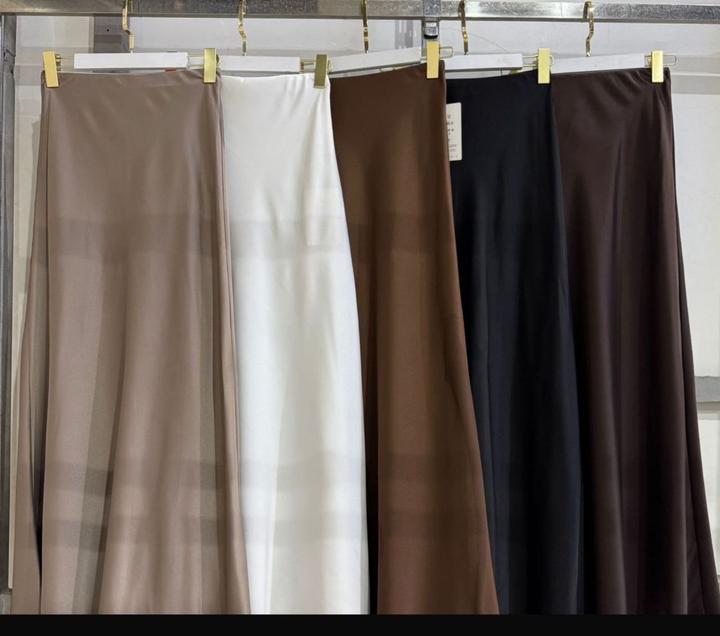 Атласная юбка рыбка