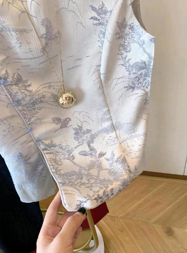 Блузка в китайском стиле (ципао)