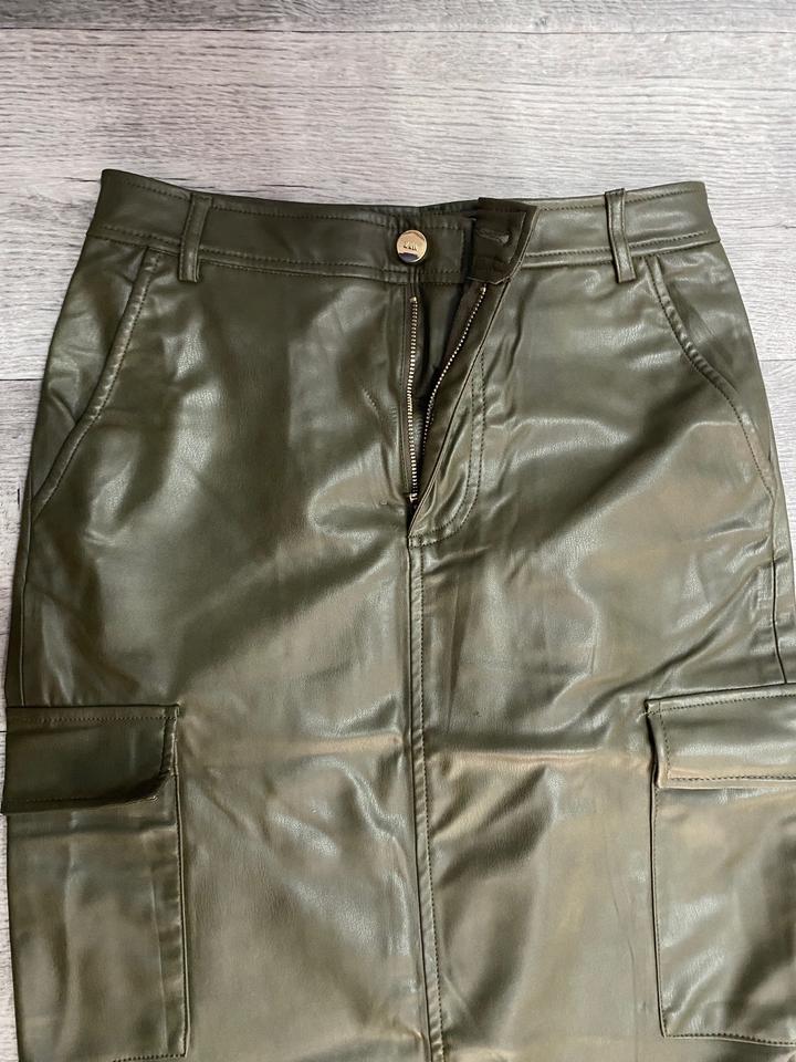 Кожаная юбка Zara