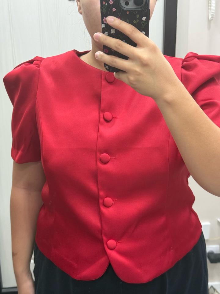 Блуза красная hm