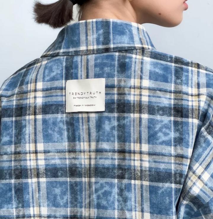 Рубашка в клетку trendy truth