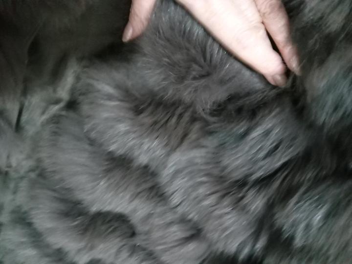 Шуба из песца