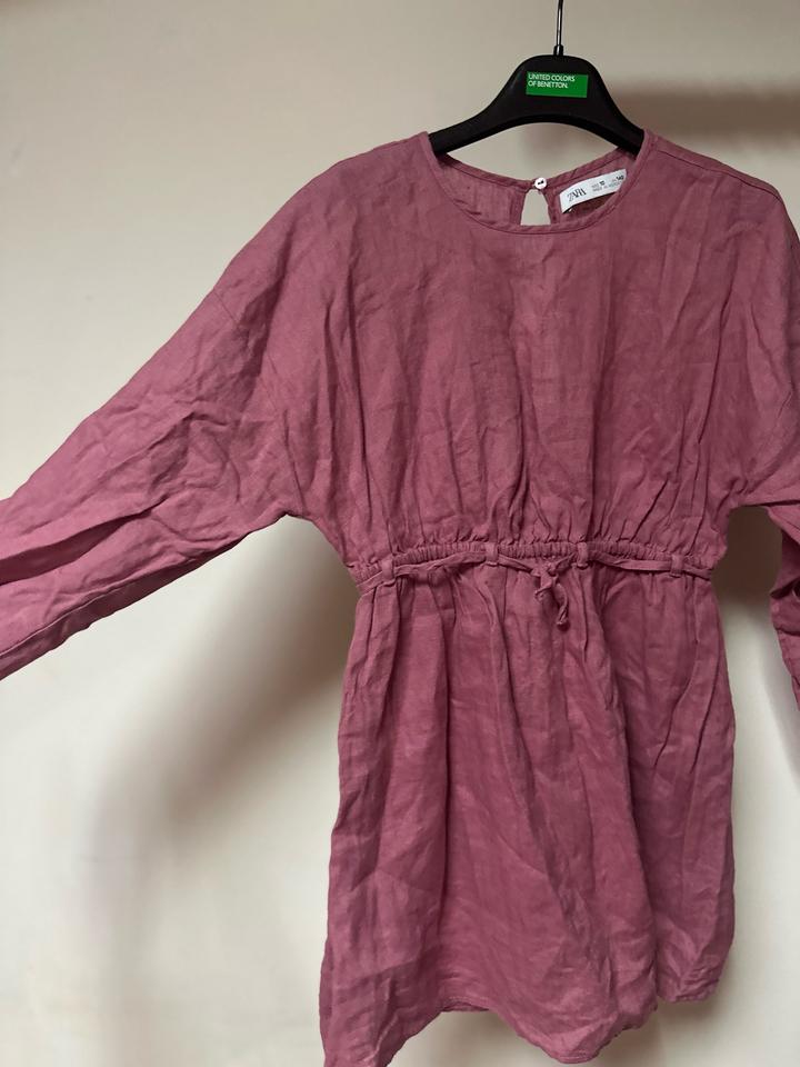 Льняное платье Zara Kids