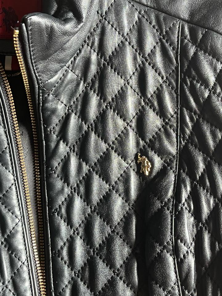 Кожанная куртка, u.s. polo assn.