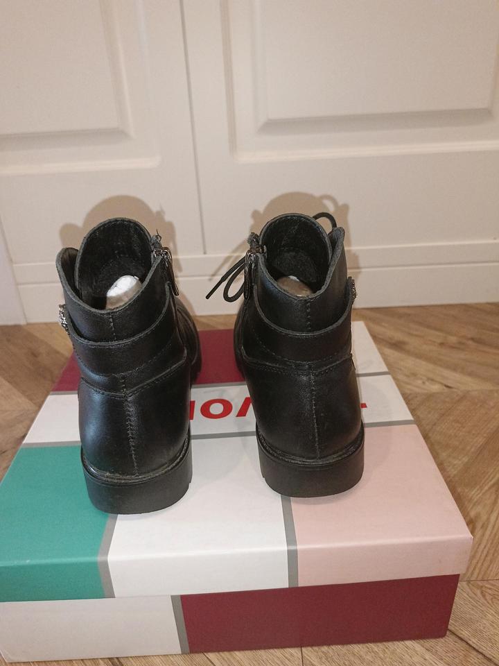 Ботинки кожаные зимние Tervolina