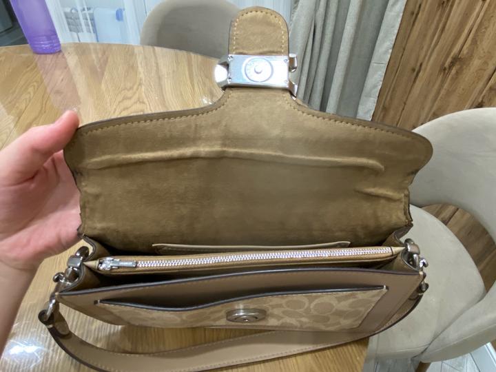 Кожаная сумка Coach