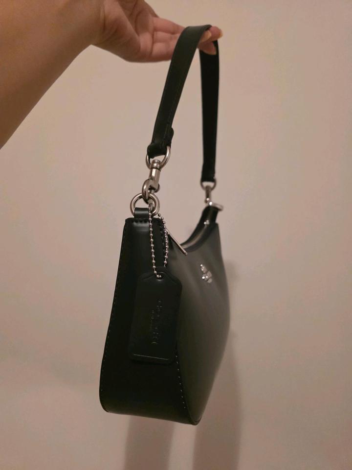Сумка Coach Teri темно зелёная
