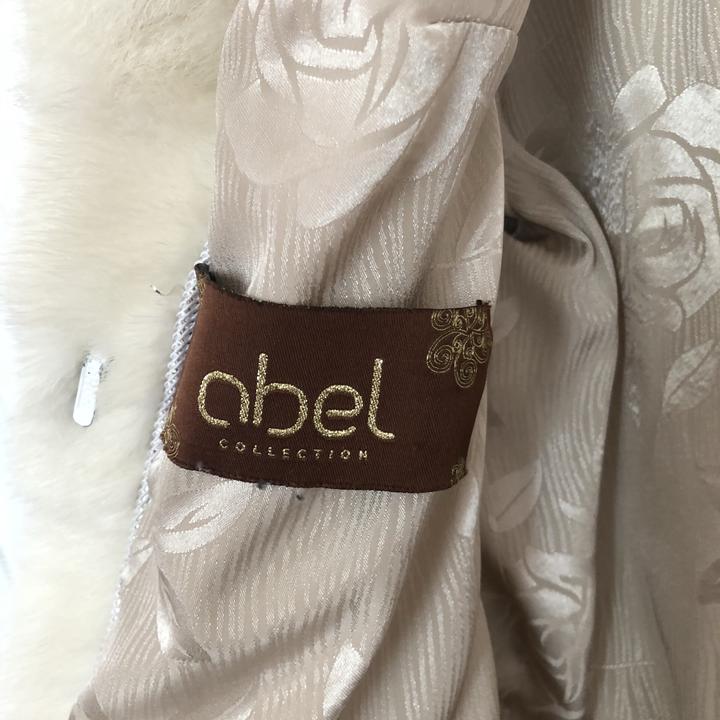 Шуба норка, белая, Abel, размер S
