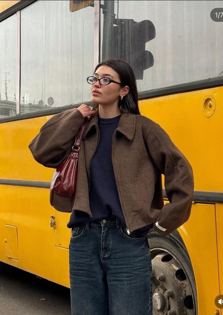 Бомбер из шерсти