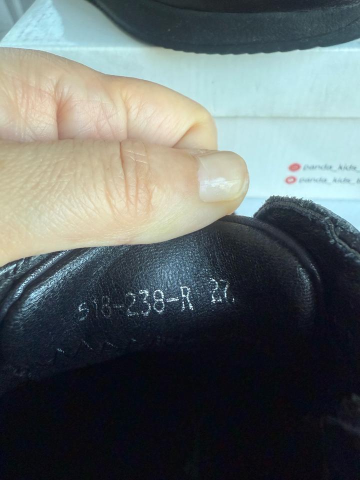 Полуботинки кожаные