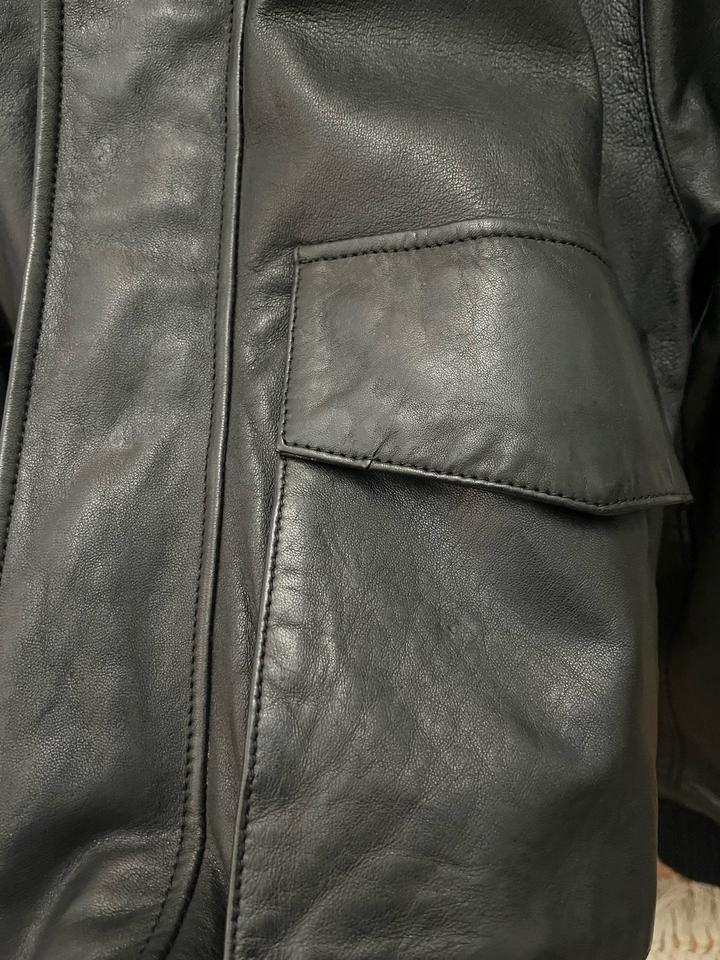 Кожаная куртка Зара