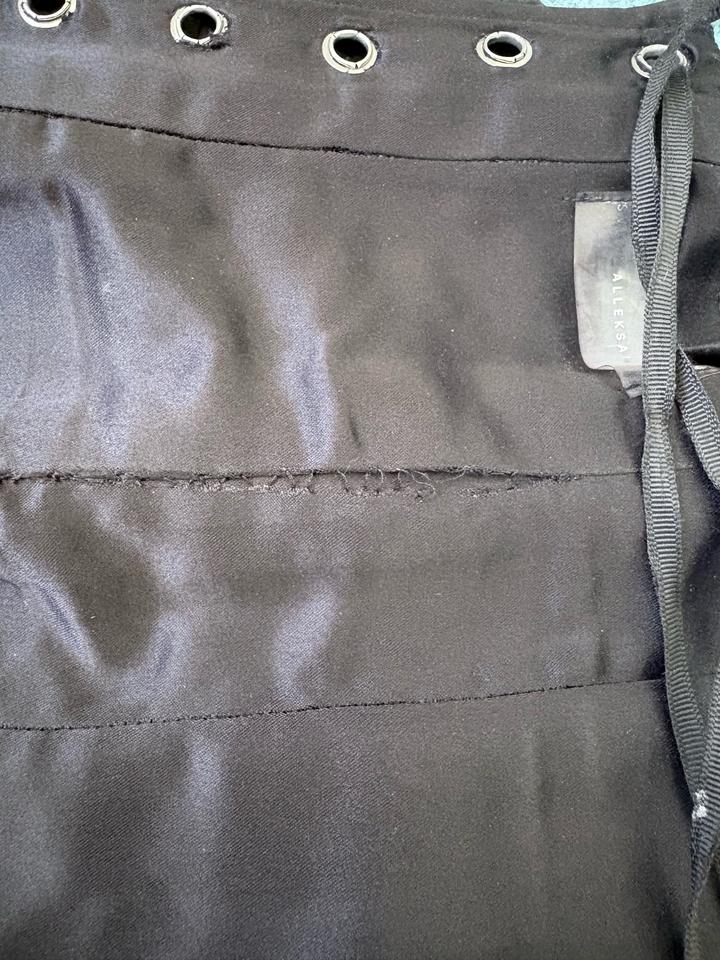 Черный кожаный корсет Sveta Aleksandrova