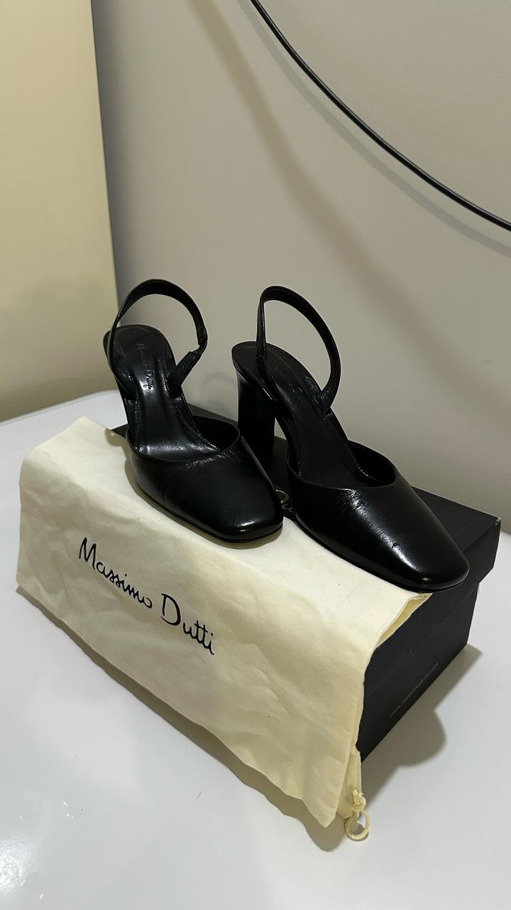 Элегантные кожаные слингбэки Massimo Dutti — Идеал на весну и лето!