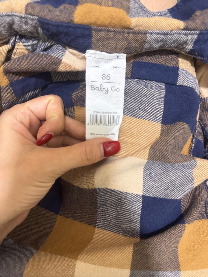 Теплая рубашка от babygo