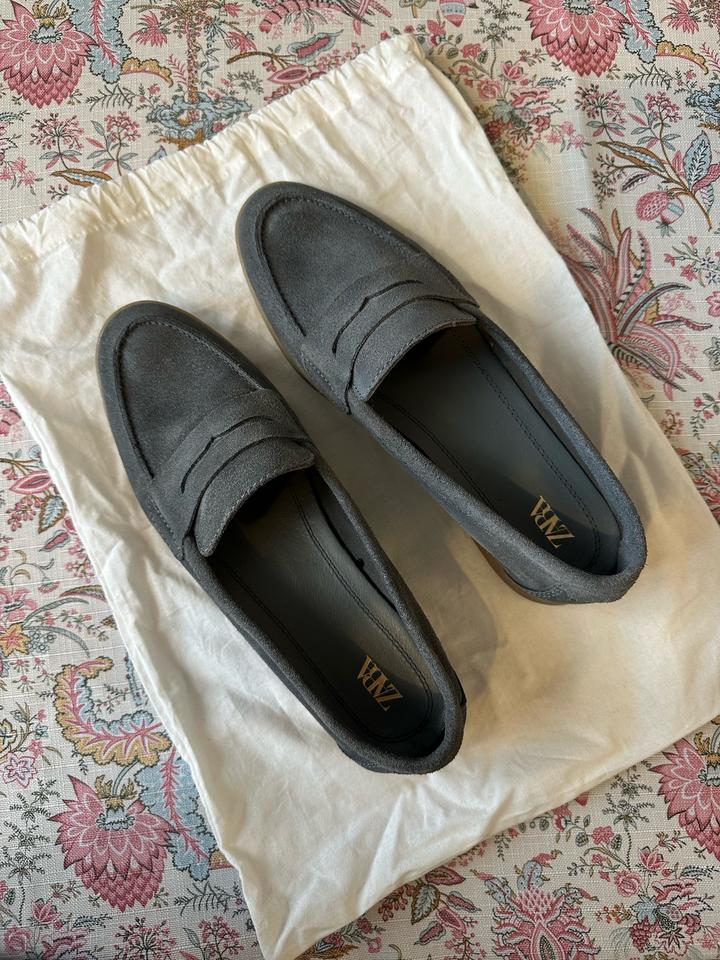 Zara мокасины