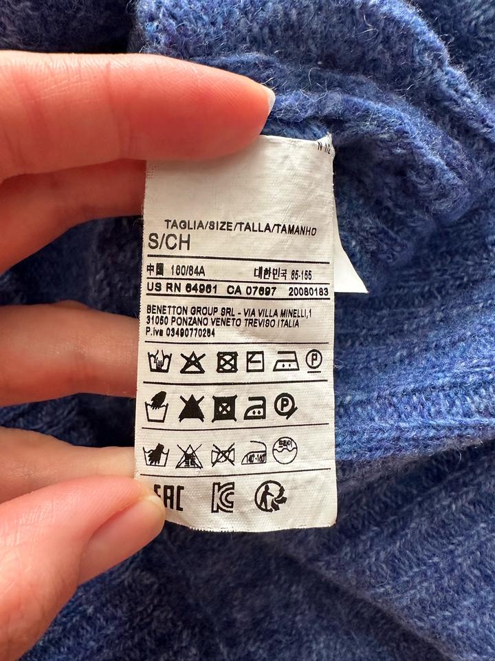 Свитер United colors of Benetton 100% шерсть