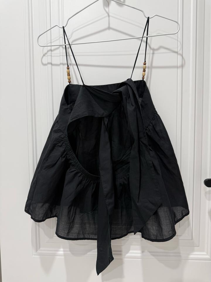 Черное топ от Zara