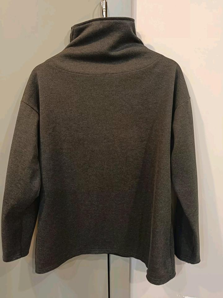 Свитшот на молнии half-zip ANNA ANNA